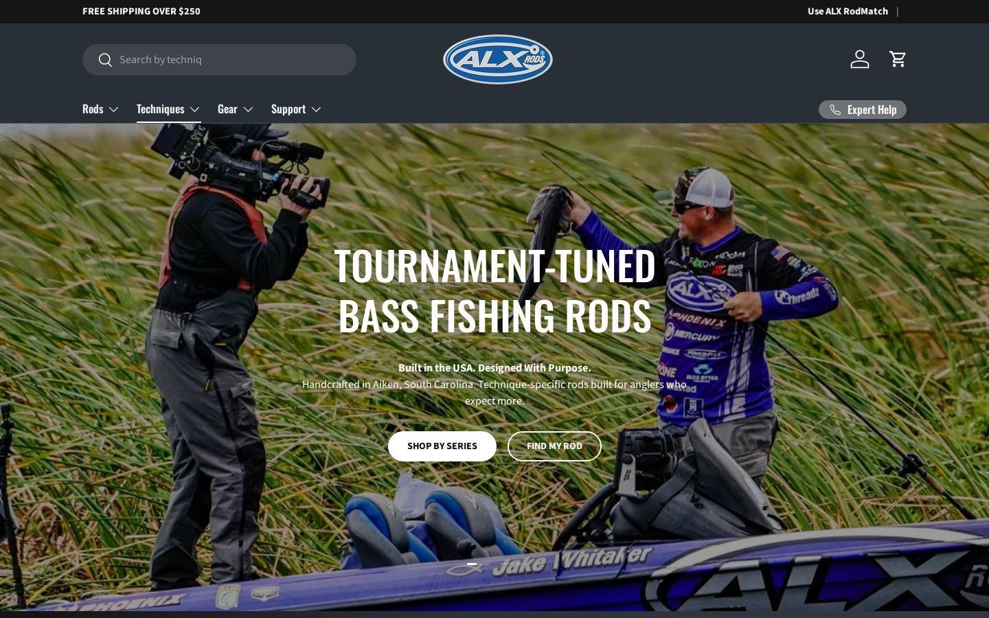 alxrods.com homepage screenshot