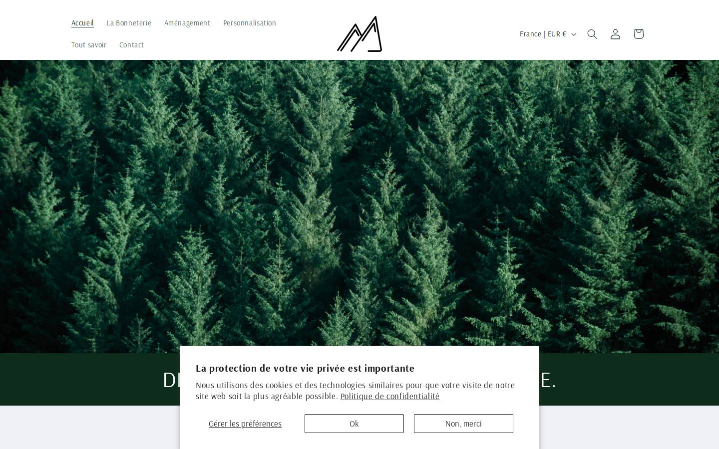 alyeska.fr homepage screenshot