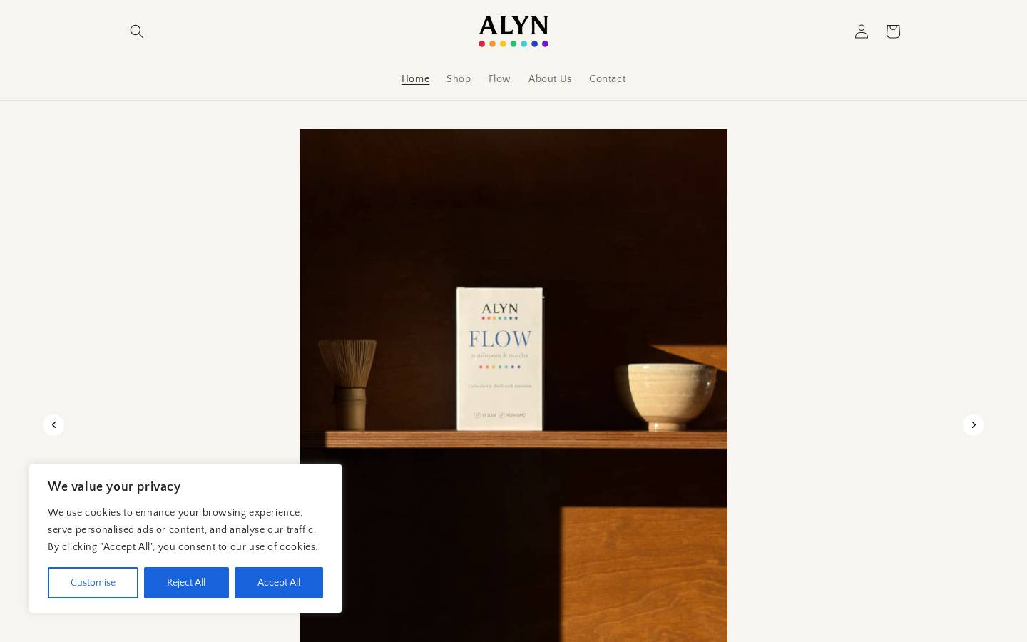alyn.shop homepage screenshot