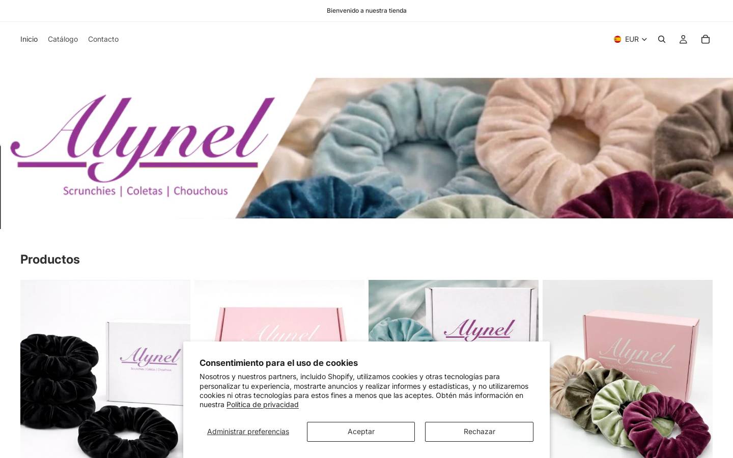 alynel.com homepage screenshot