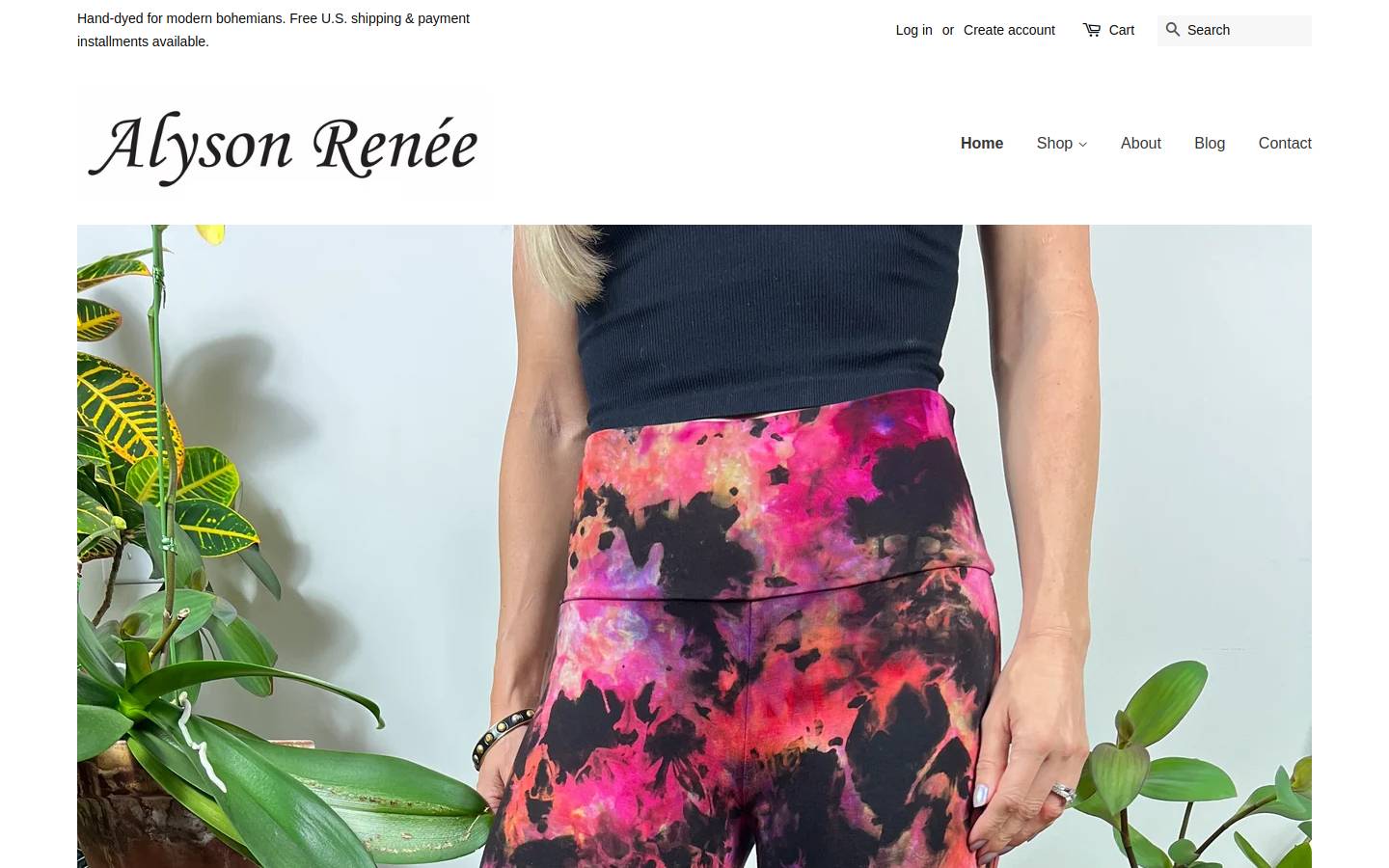 alysonrenee.com homepage screenshot