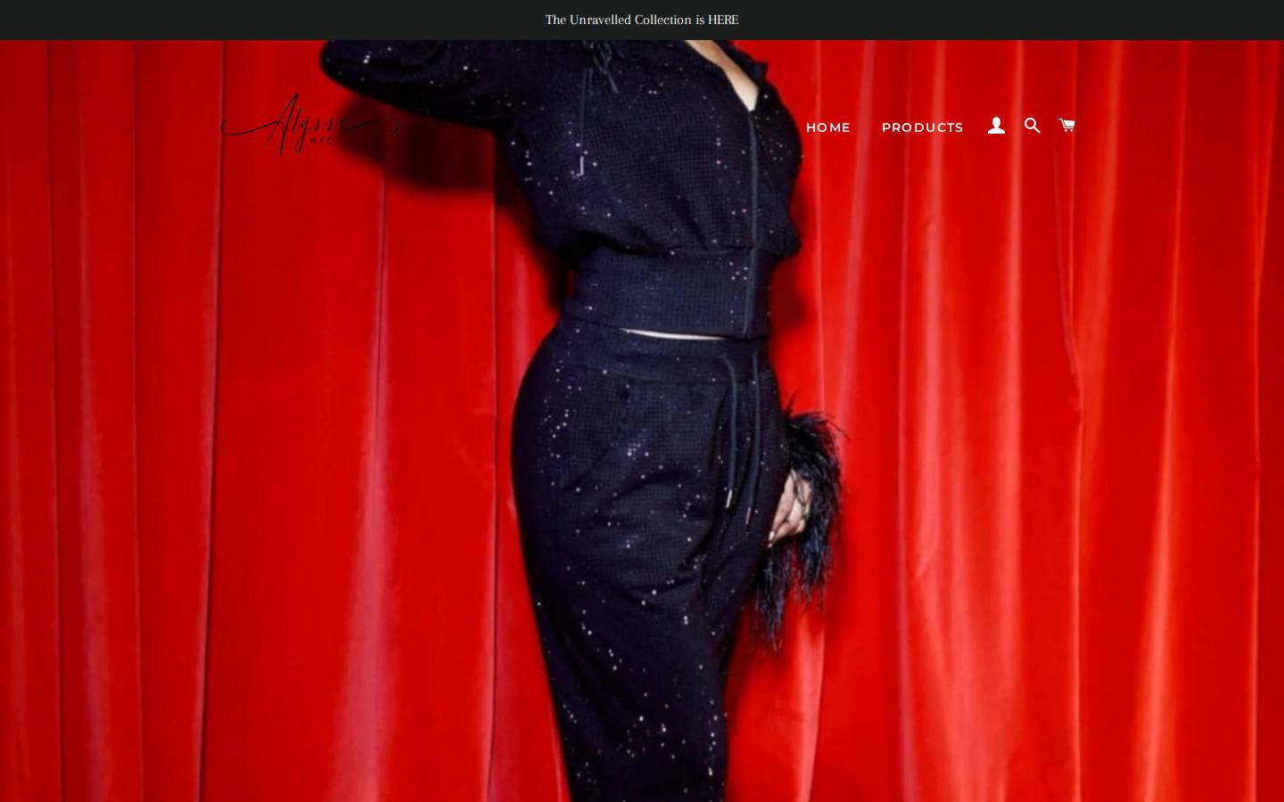 alyssenyc.com homepage screenshot