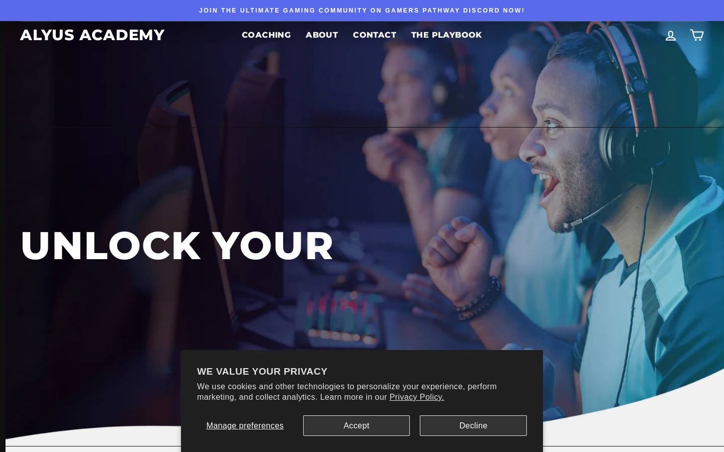 alyusacademy.com homepage screenshot