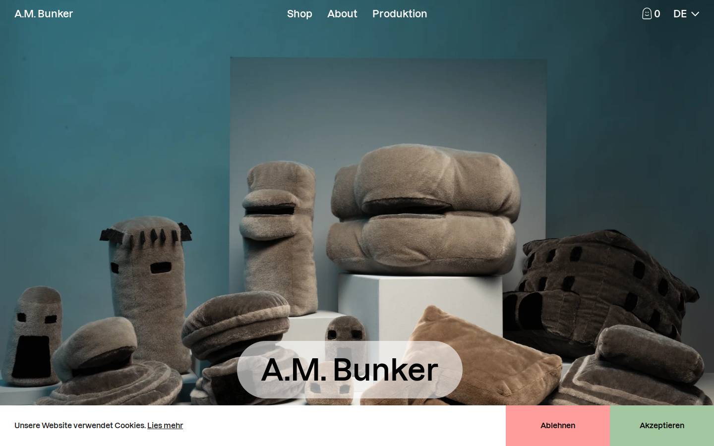 am-bunker.com homepage screenshot