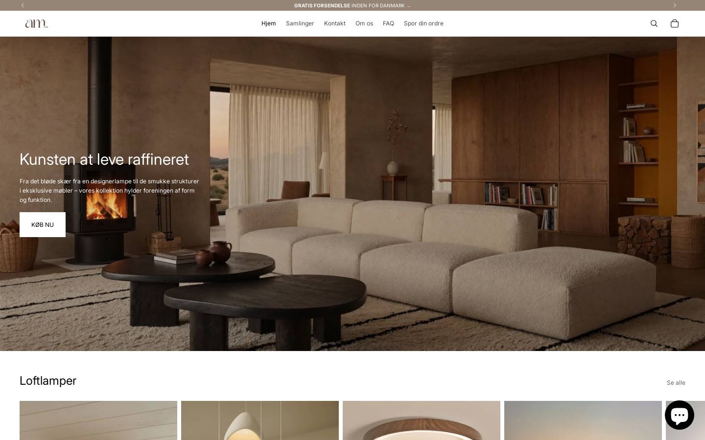 Am Home homepage screenshot