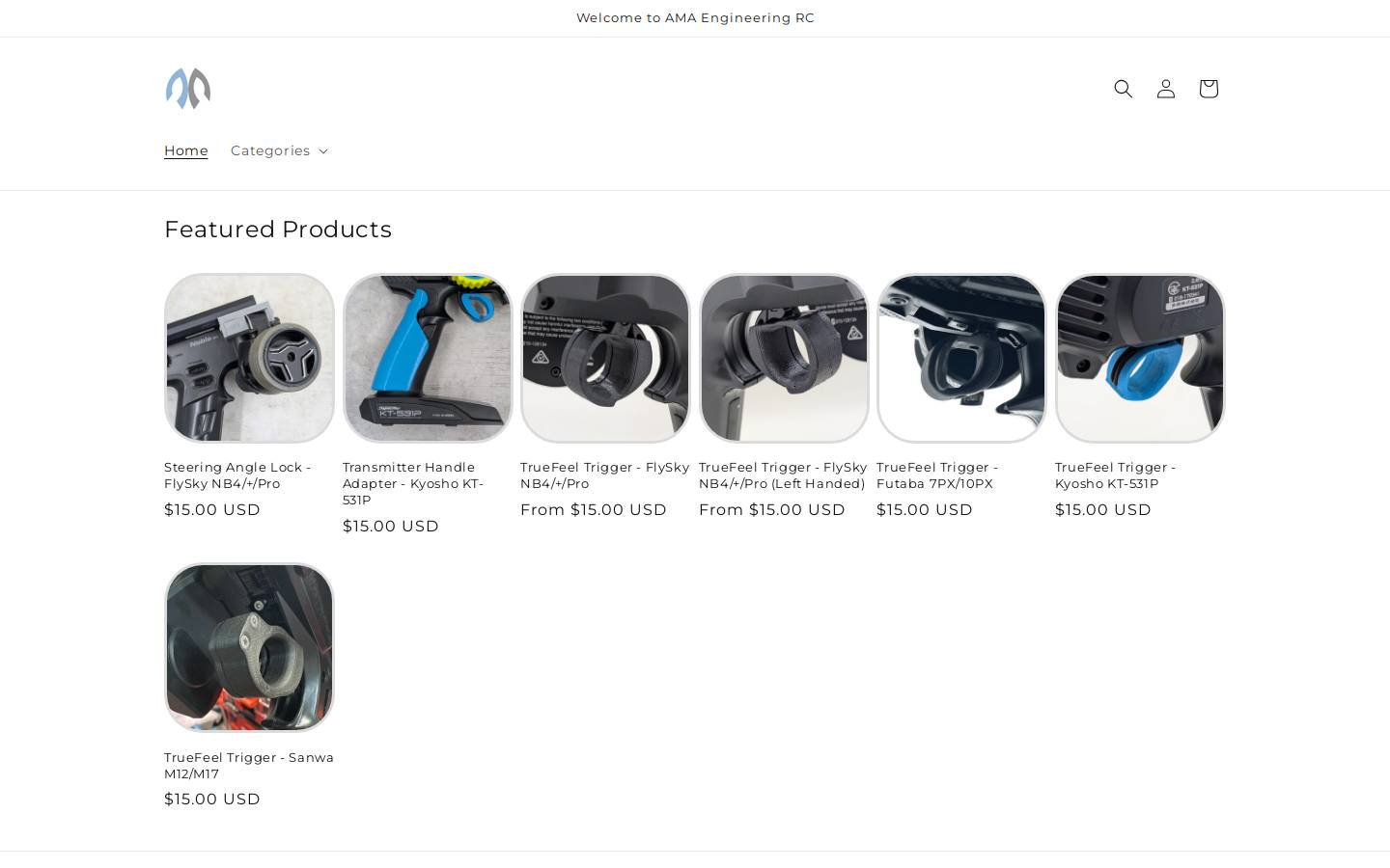 ama-rc.com homepage screenshot
