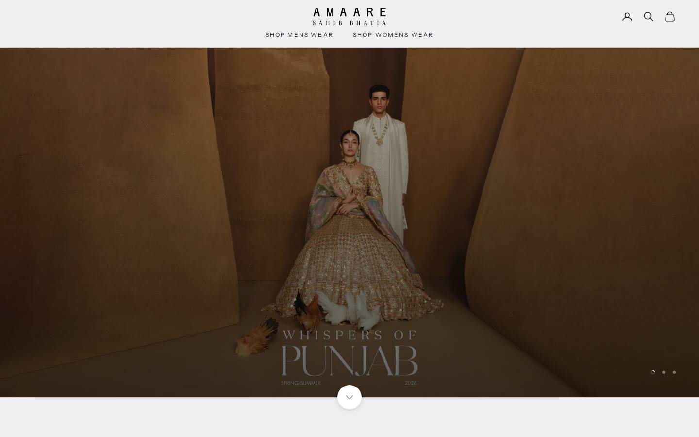 amaarefashions.com homepage screenshot