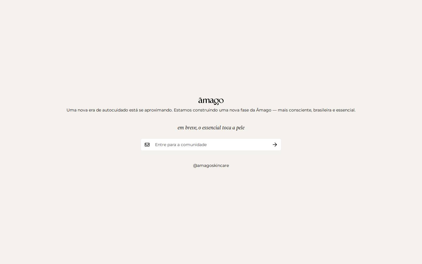 amagoskincare.com homepage screenshot