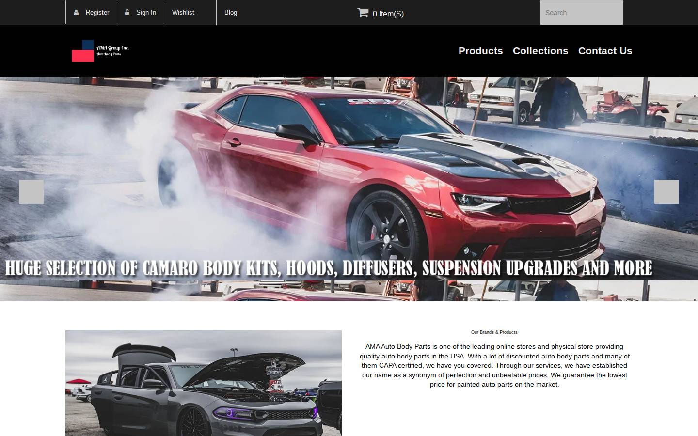 amagrp.com homepage screenshot