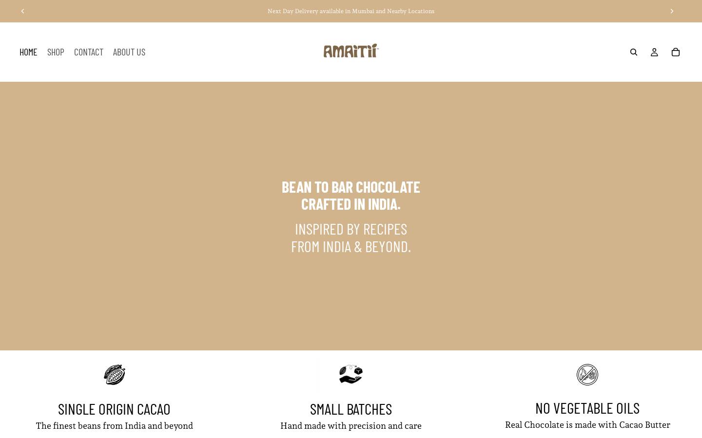 amaitii.com homepage screenshot