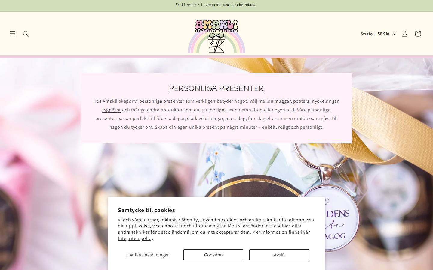 Amakli Design homepage screenshot