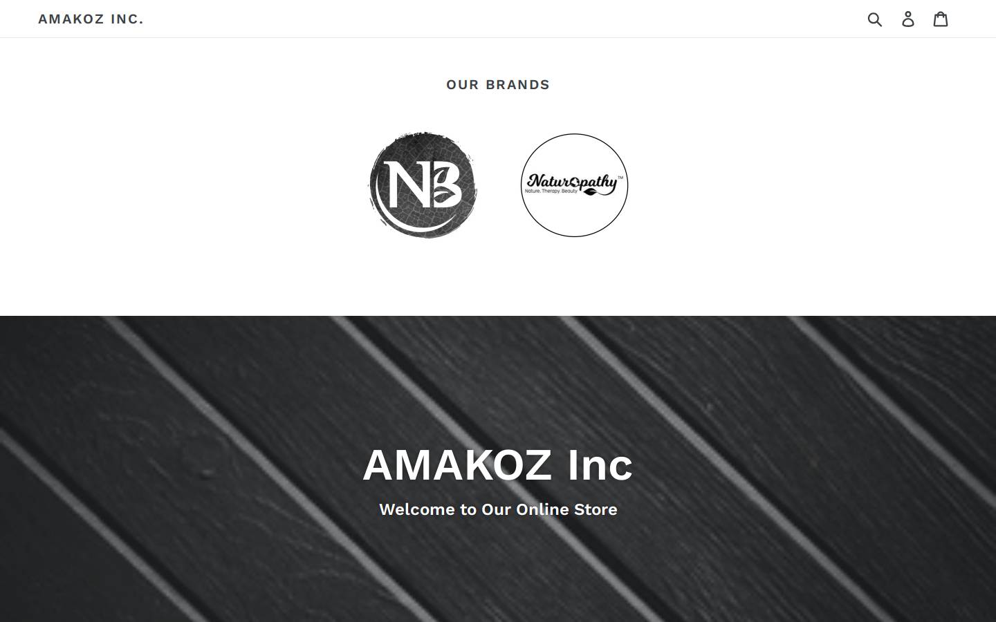 amakoz.com homepage screenshot