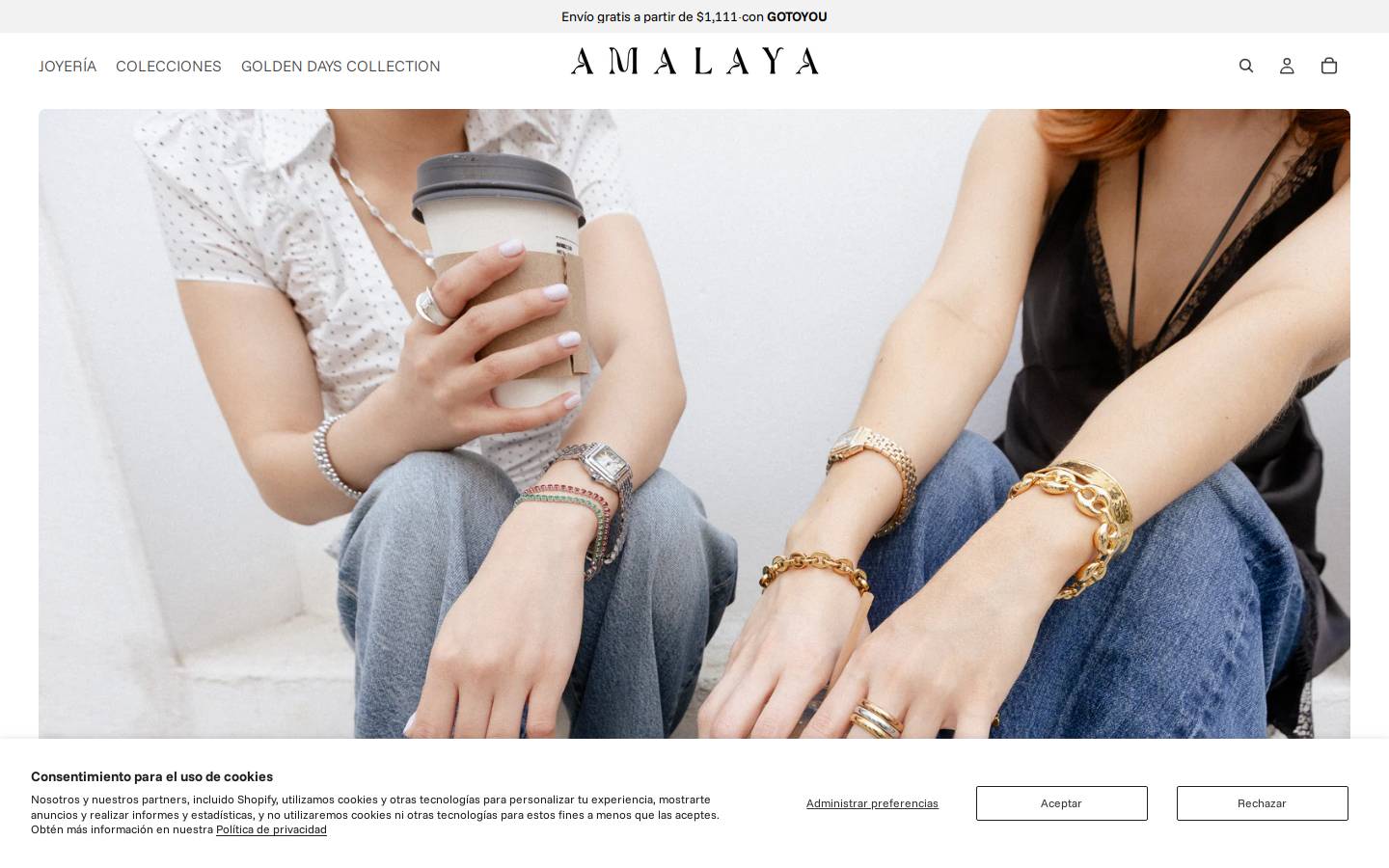 amalaya.com.mx homepage screenshot