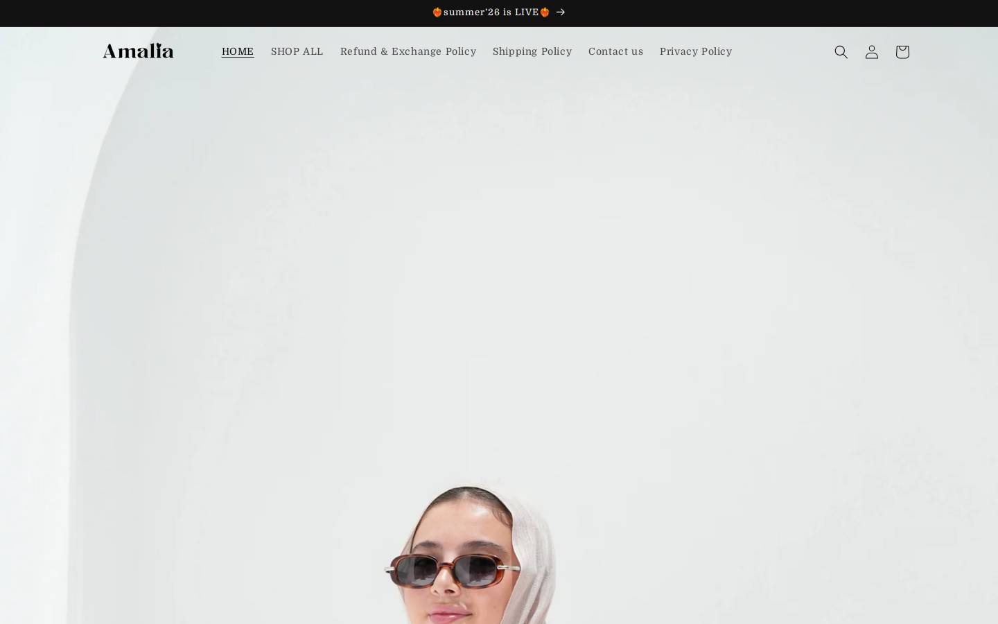 amaliaeg.com homepage screenshot
