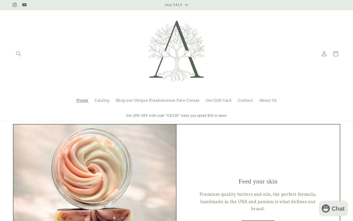 amaliamade.com homepage screenshot