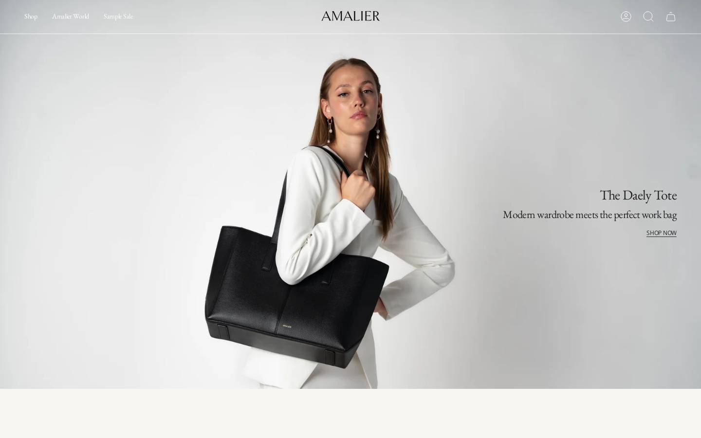 amalier.com homepage screenshot