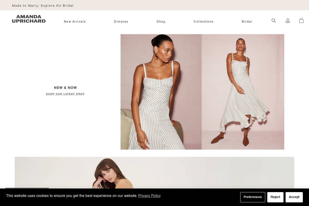 amandauprichard.com homepage screenshot