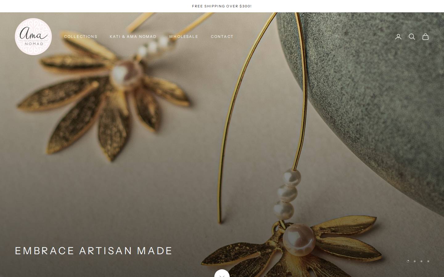 amanomad.com homepage screenshot