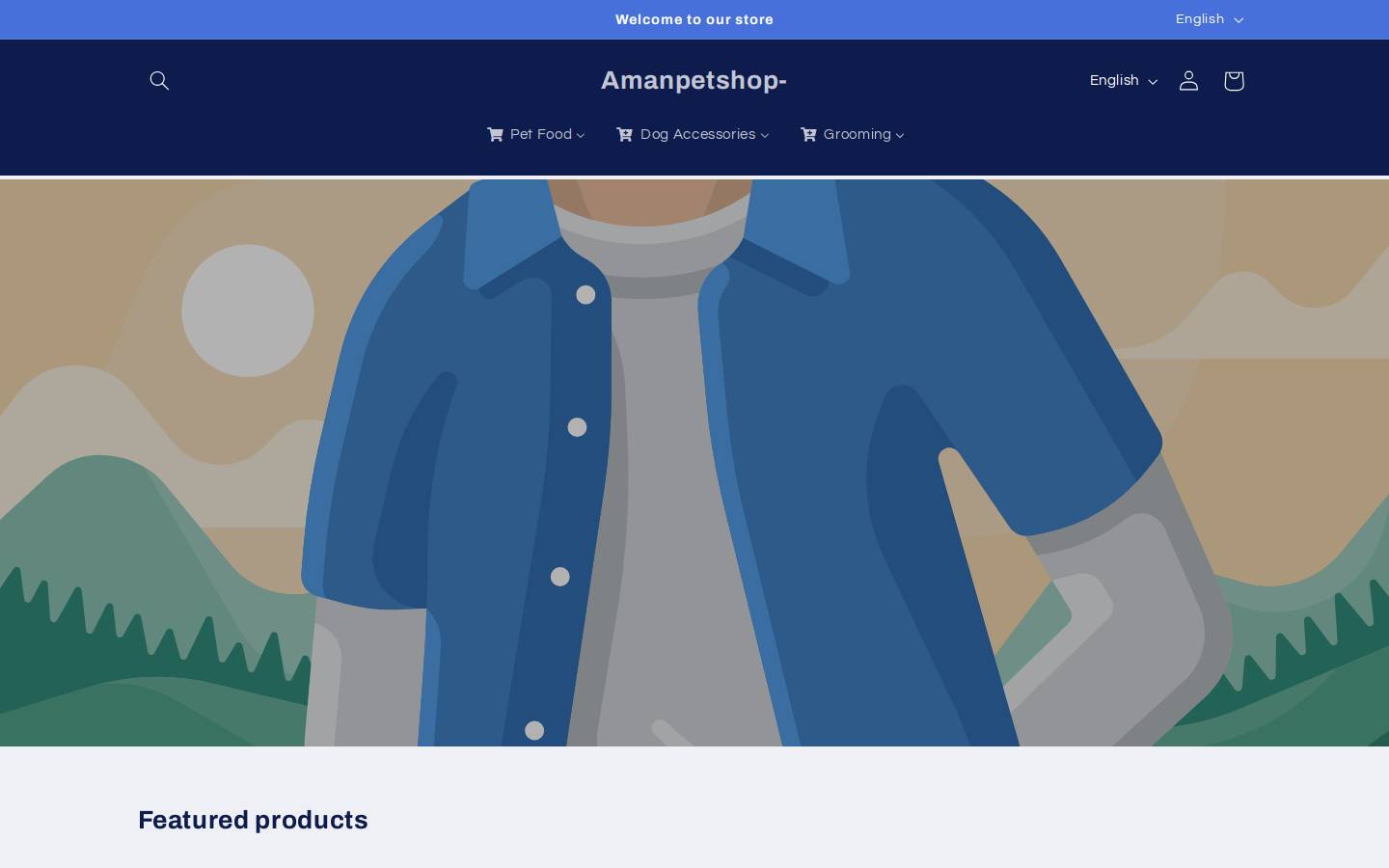 amanpetshop.com homepage screenshot