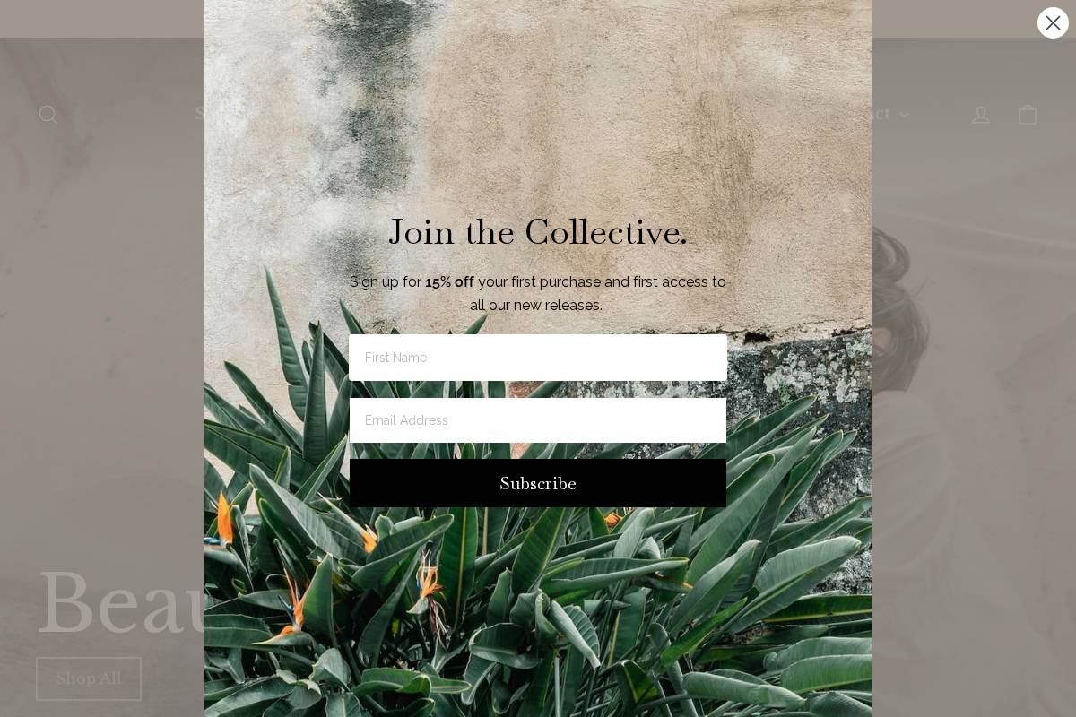 amara-collective.com homepage screenshot