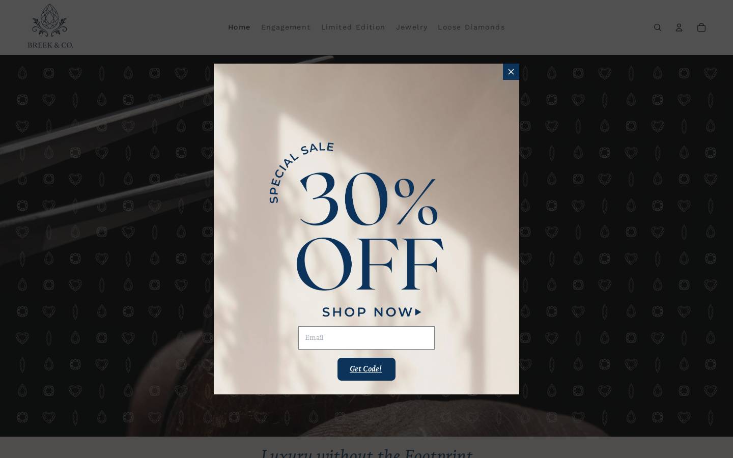 amaraejewelers.com homepage screenshot