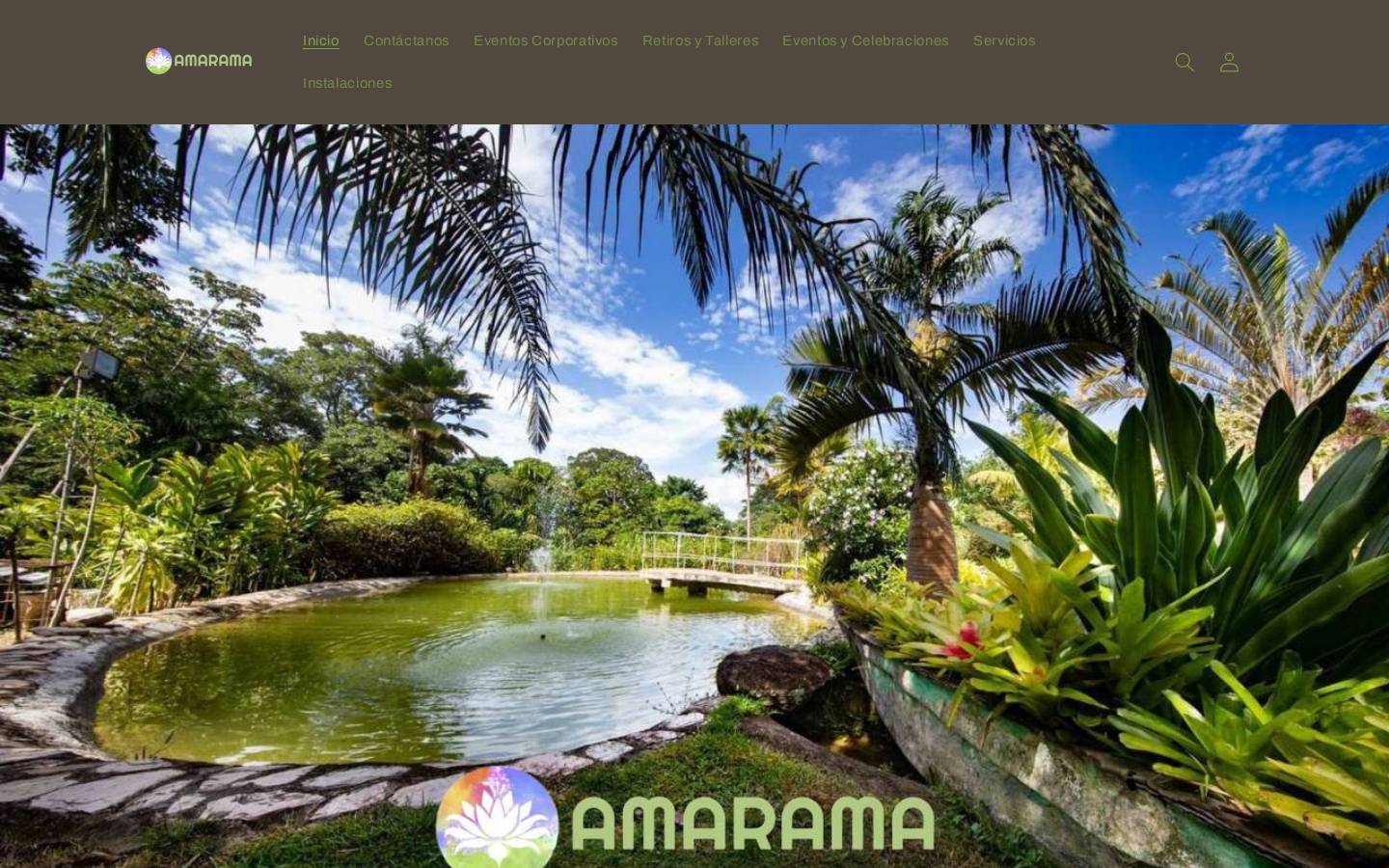 amaramaposada.com homepage screenshot