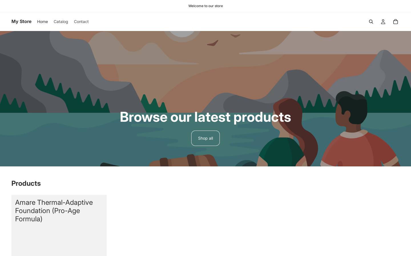 amarecosmetic.com homepage screenshot