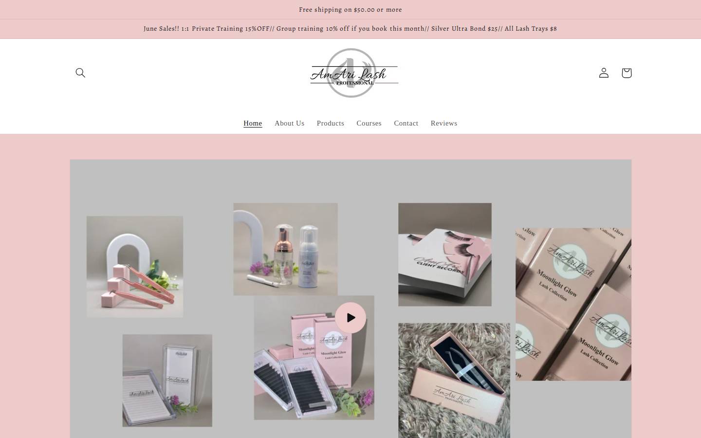 amarilashpro.com homepage screenshot