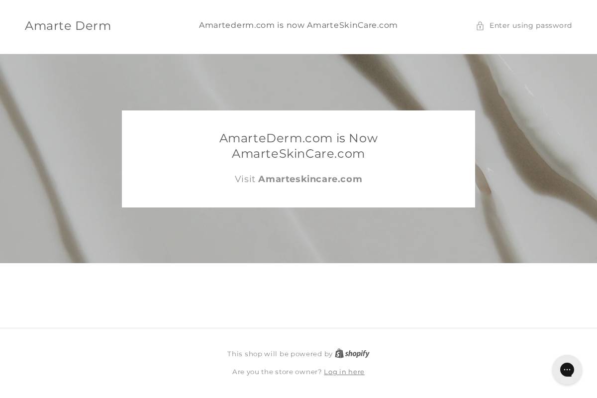 amartederm.com homepage screenshot
