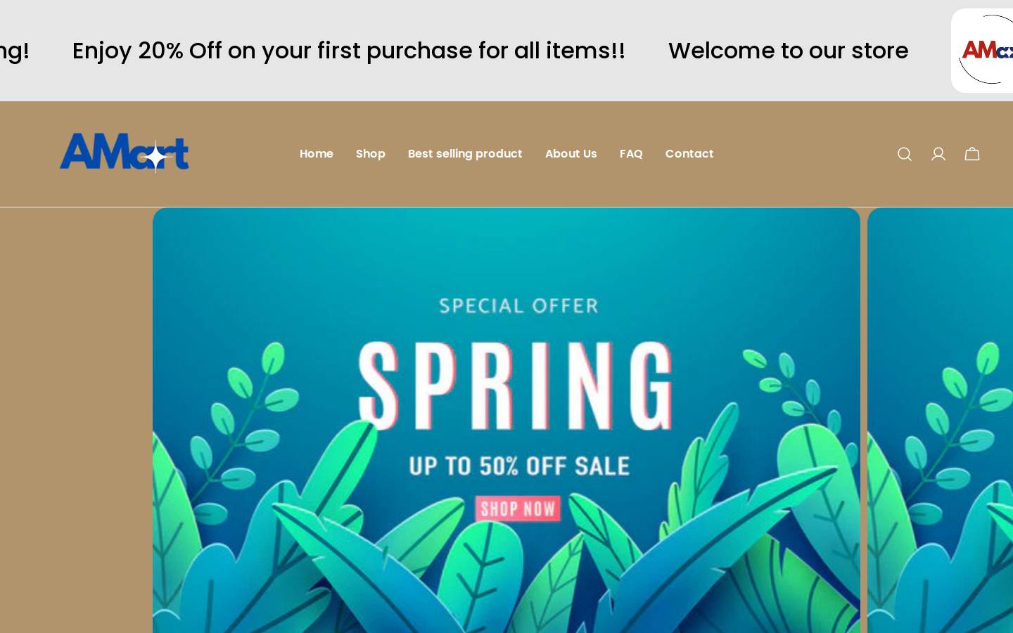 amartonline.com homepage screenshot