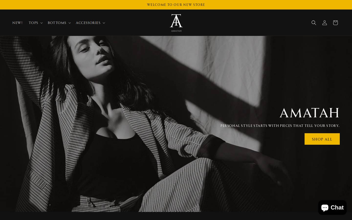 amatah.com homepage screenshot