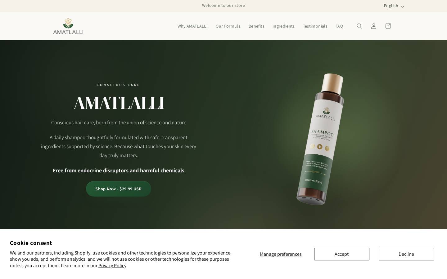 amatlallico.com homepage screenshot
