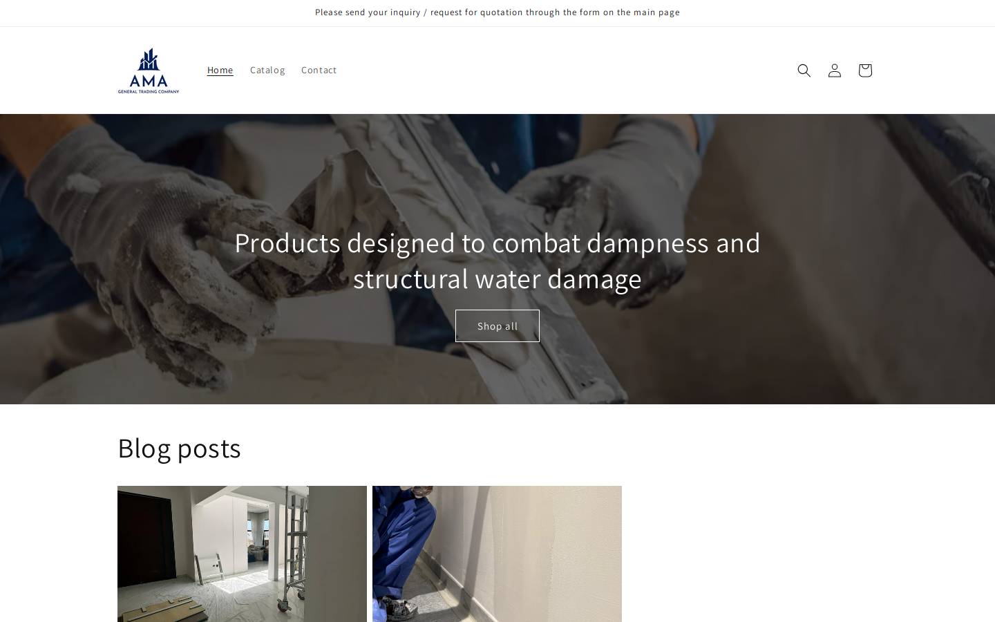 amatrading-me.com homepage screenshot