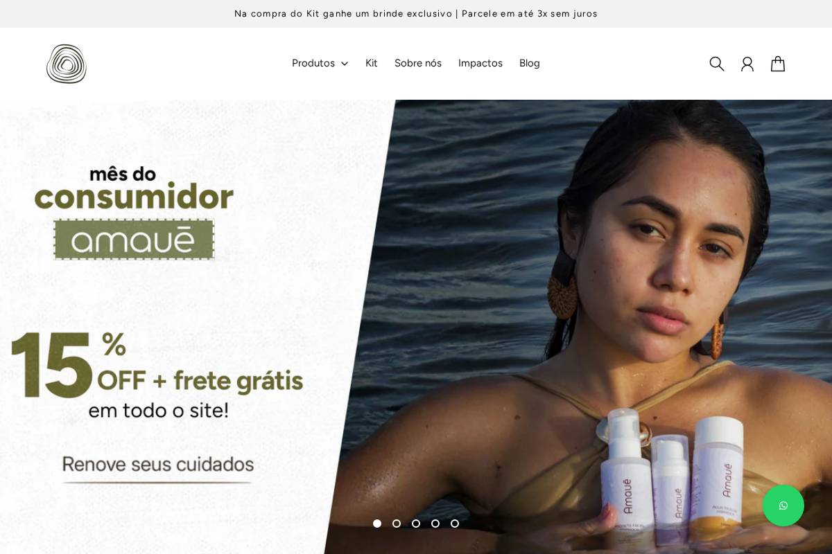 amaue.com.br homepage screenshot