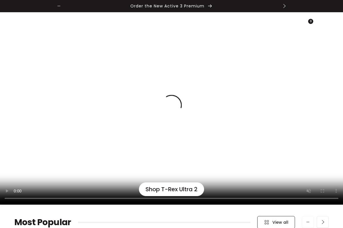 Amazfit homepage screenshot