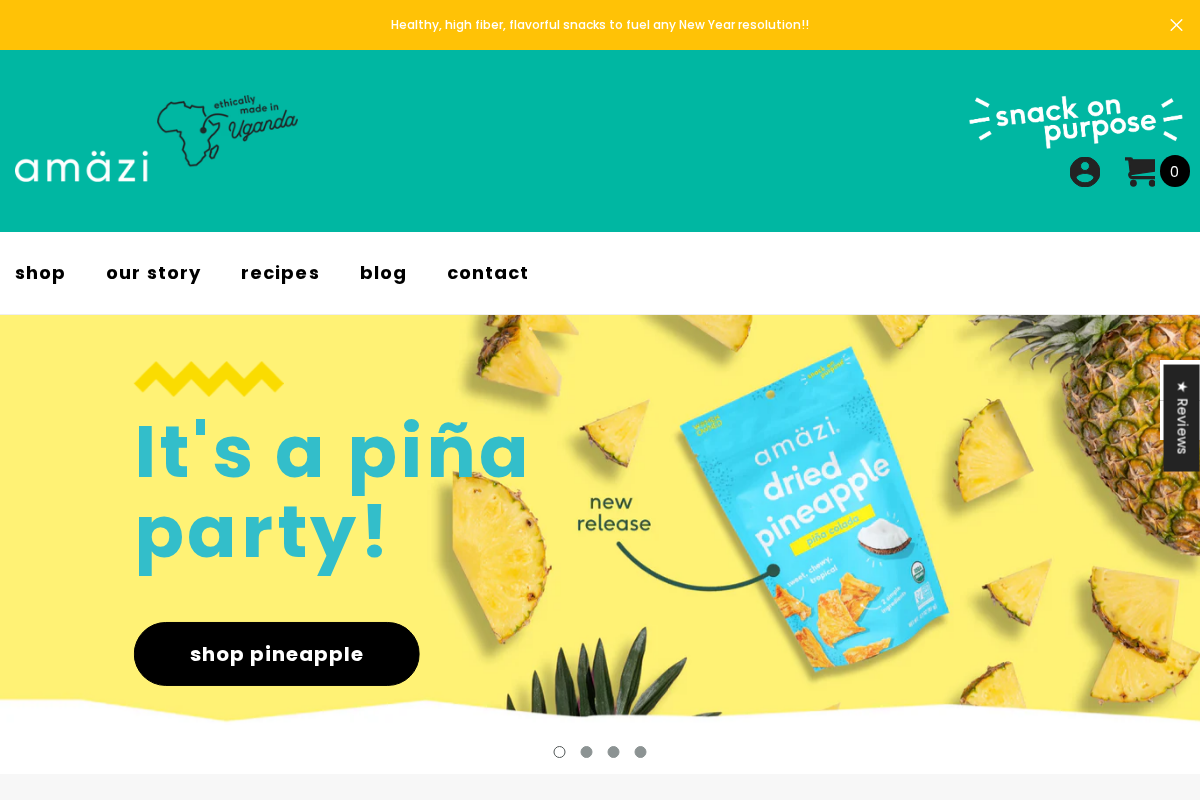 amazifoods.com homepage screenshot