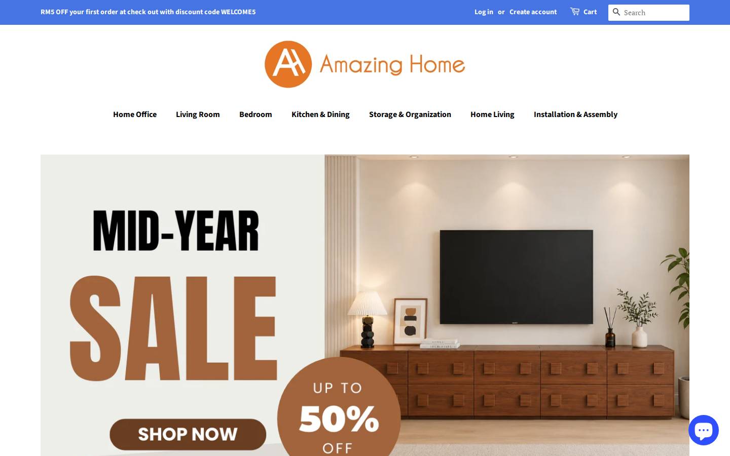 amazinghome.my homepage screenshot