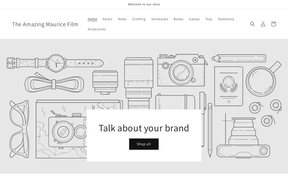 amazingmauricefilm.com homepage screenshot