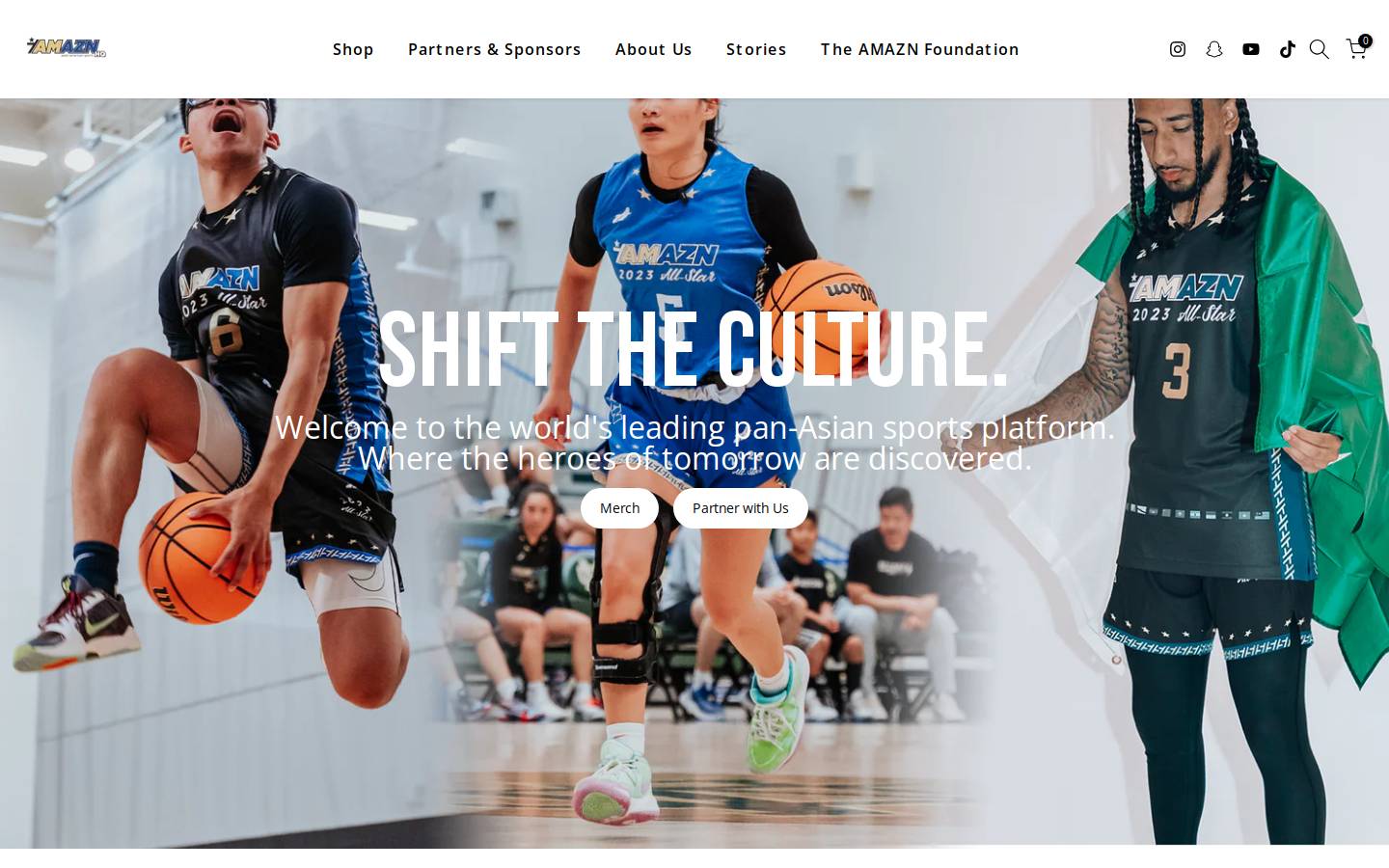 amaznhq.com homepage screenshot