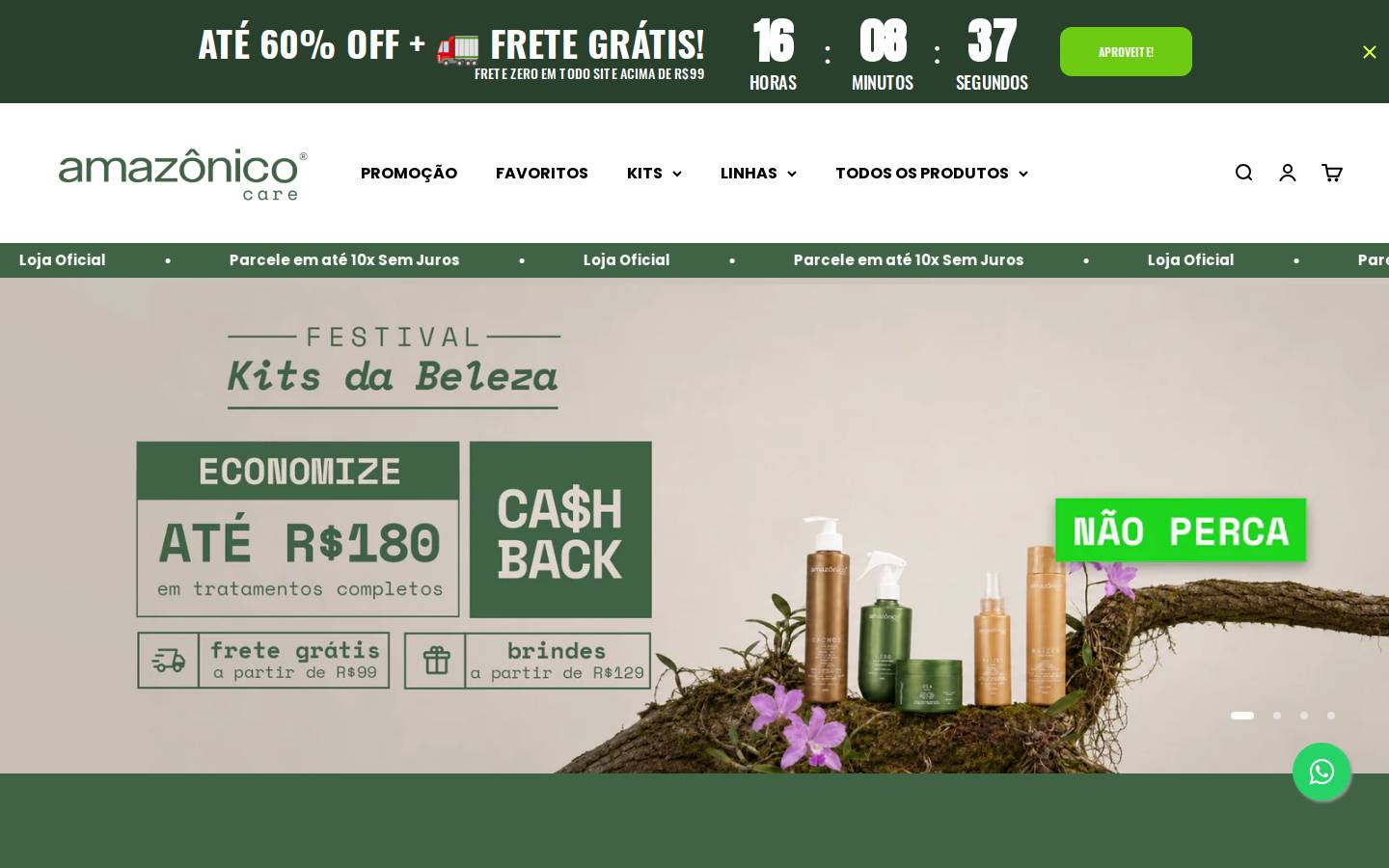 amazonicocare.com.br homepage screenshot