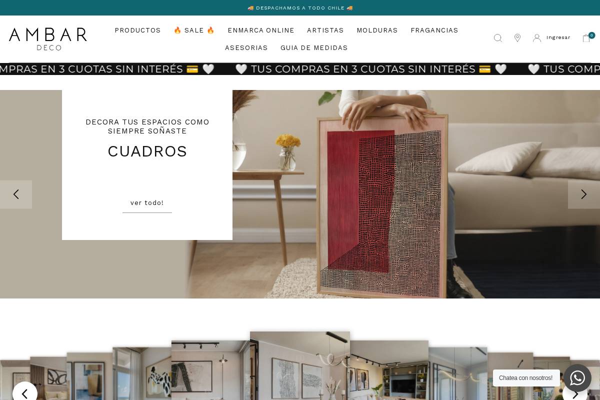 Ambardeco homepage screenshot