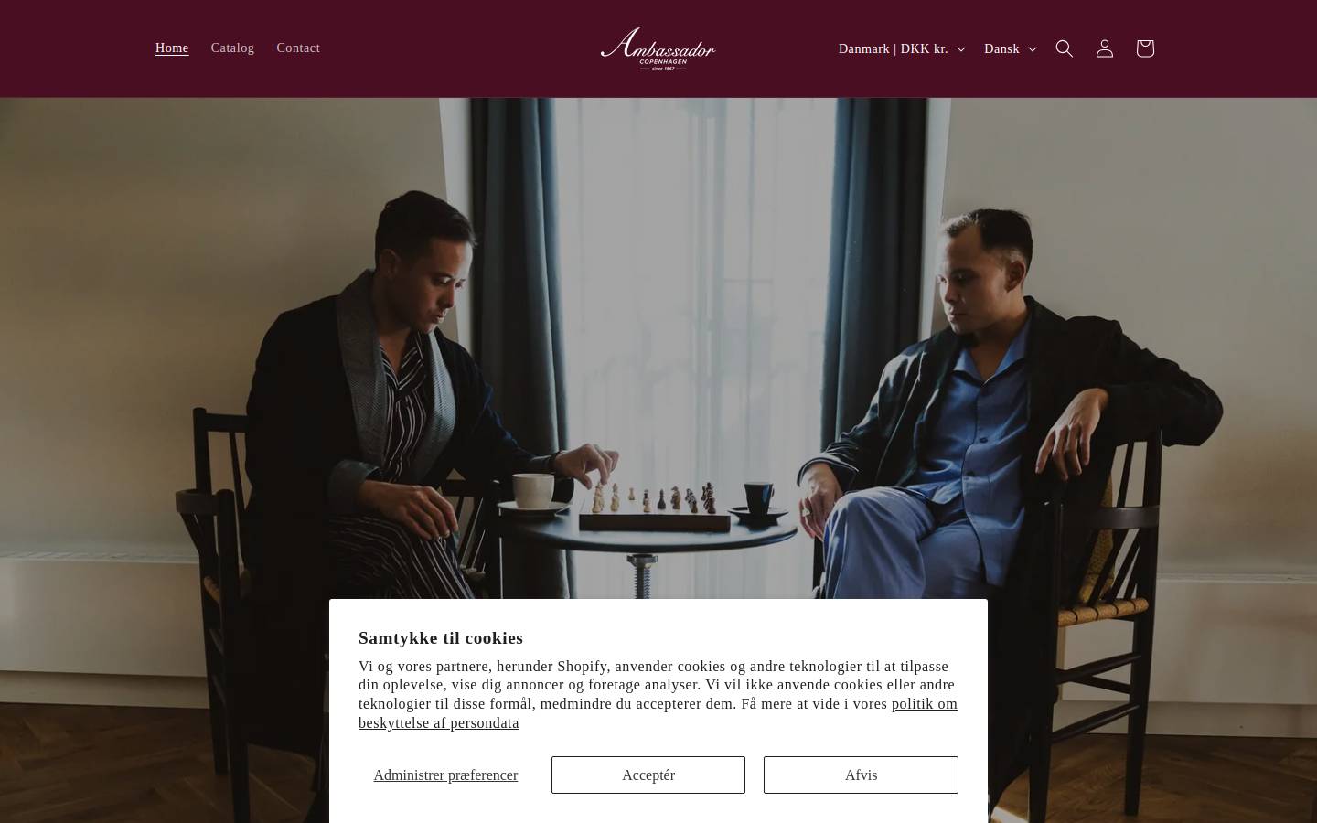 Ambassador1867 homepage screenshot