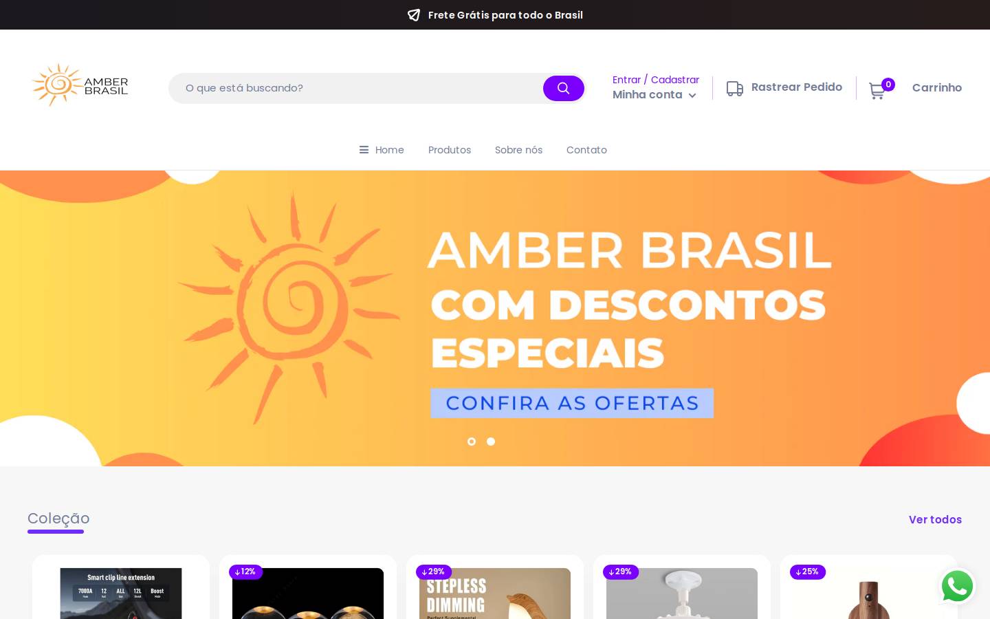 amberbrasil.com.br homepage screenshot