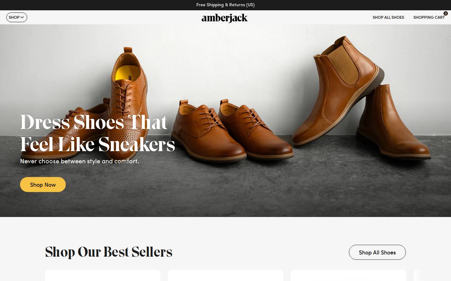 amberjack.shop homepage screenshot
