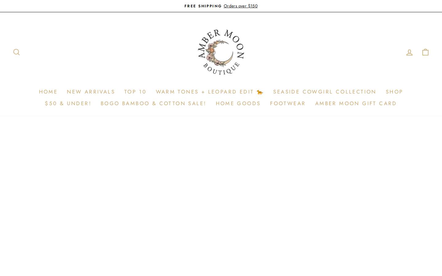 ambermoonboutique.com homepage screenshot