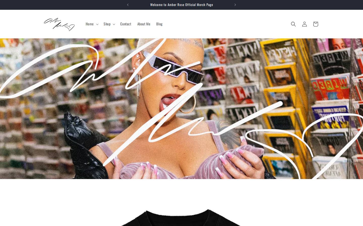 amberrosefan.com homepage screenshot