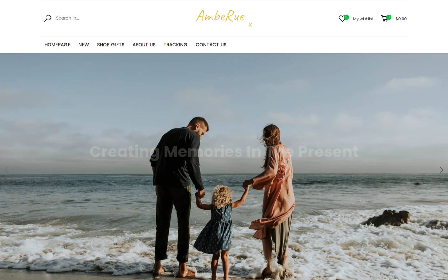 amberuex.com homepage screenshot