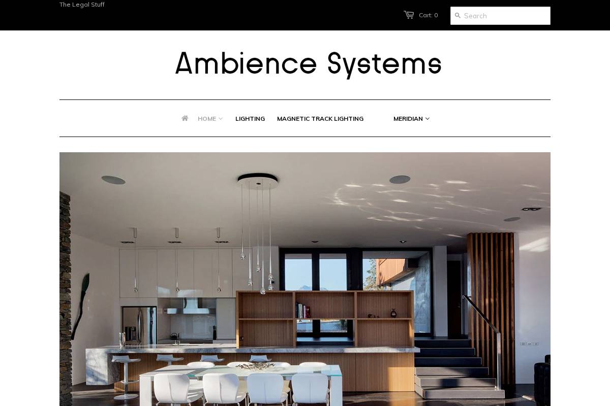 ambiencesystems.co.nz homepage screenshot