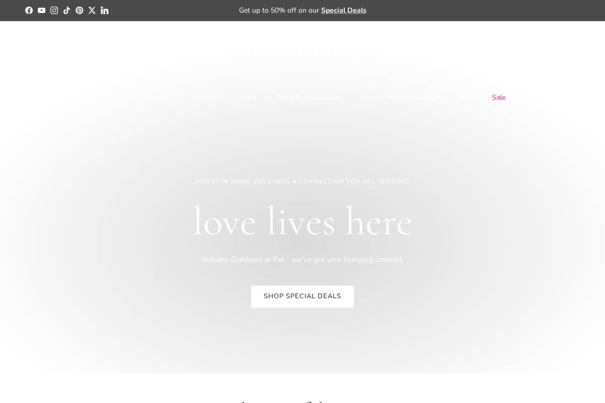 Ambient Lounge Australia homepage screenshot
