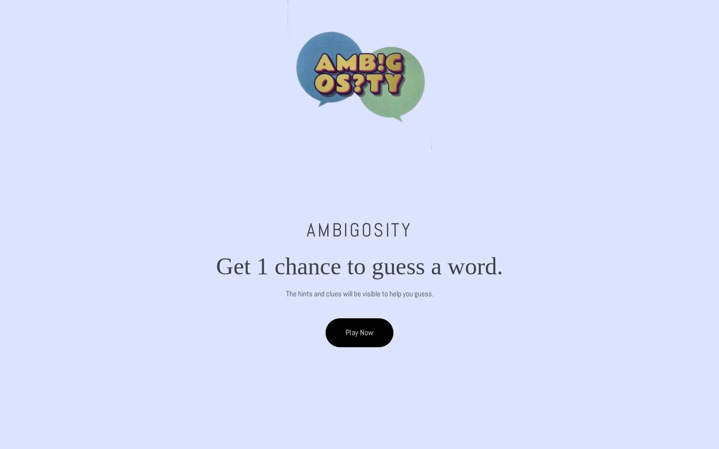 ambigosity.com homepage screenshot
